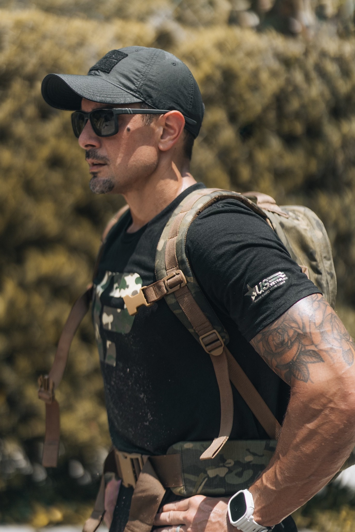 PWR LIFT x U.S.VETS Camo T-Shirt